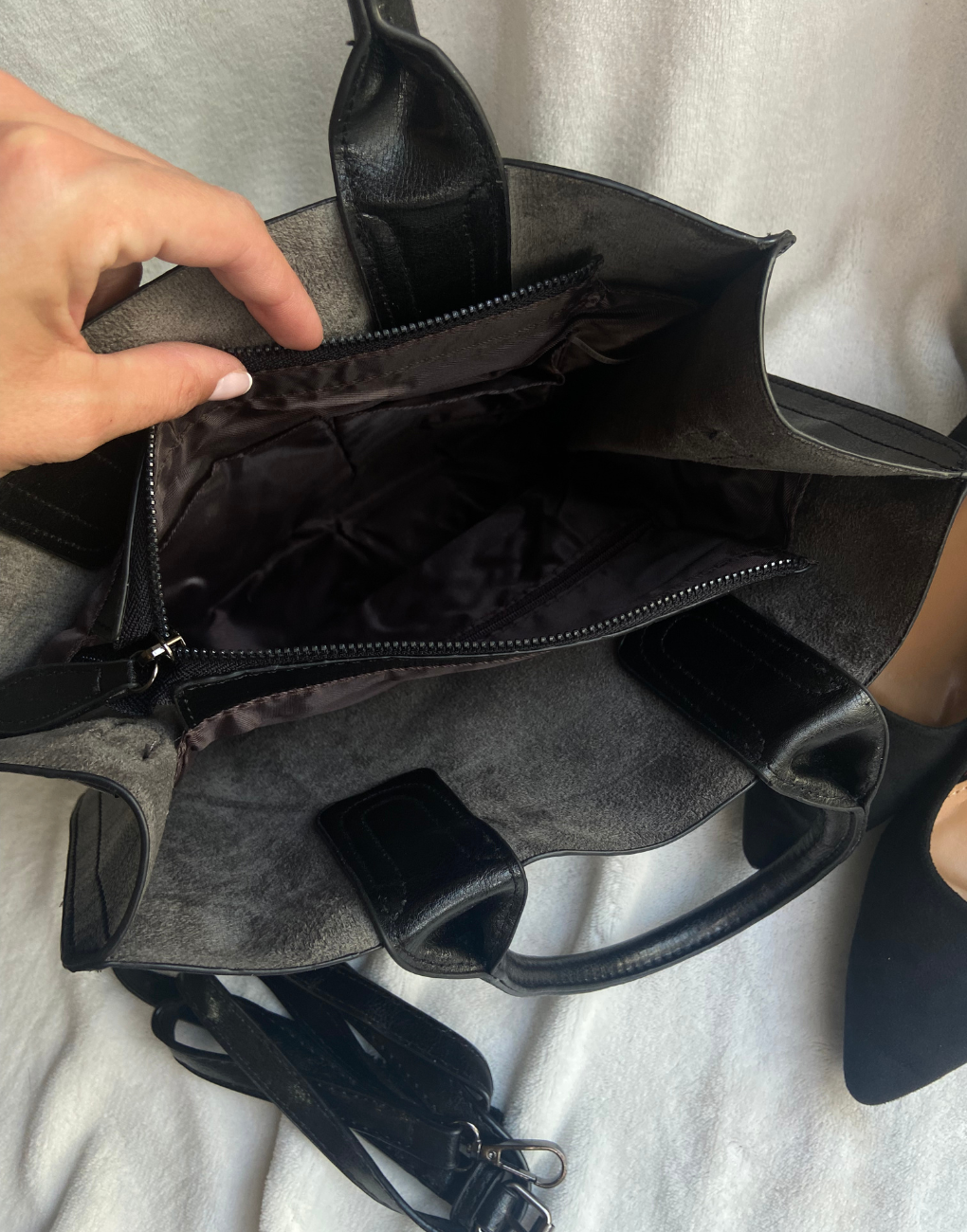 Cartera Vania color negro