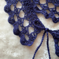 Cuello decorativo tejido a mano crochet