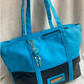 Bolso de mujer negro con celeste Katty
