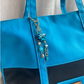Bolso de mujer negro con celeste Katty