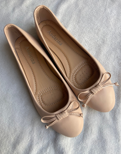 Ballerinas lazo Jackie beige