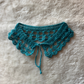 Cuello decorativo tejido a mano crochet
