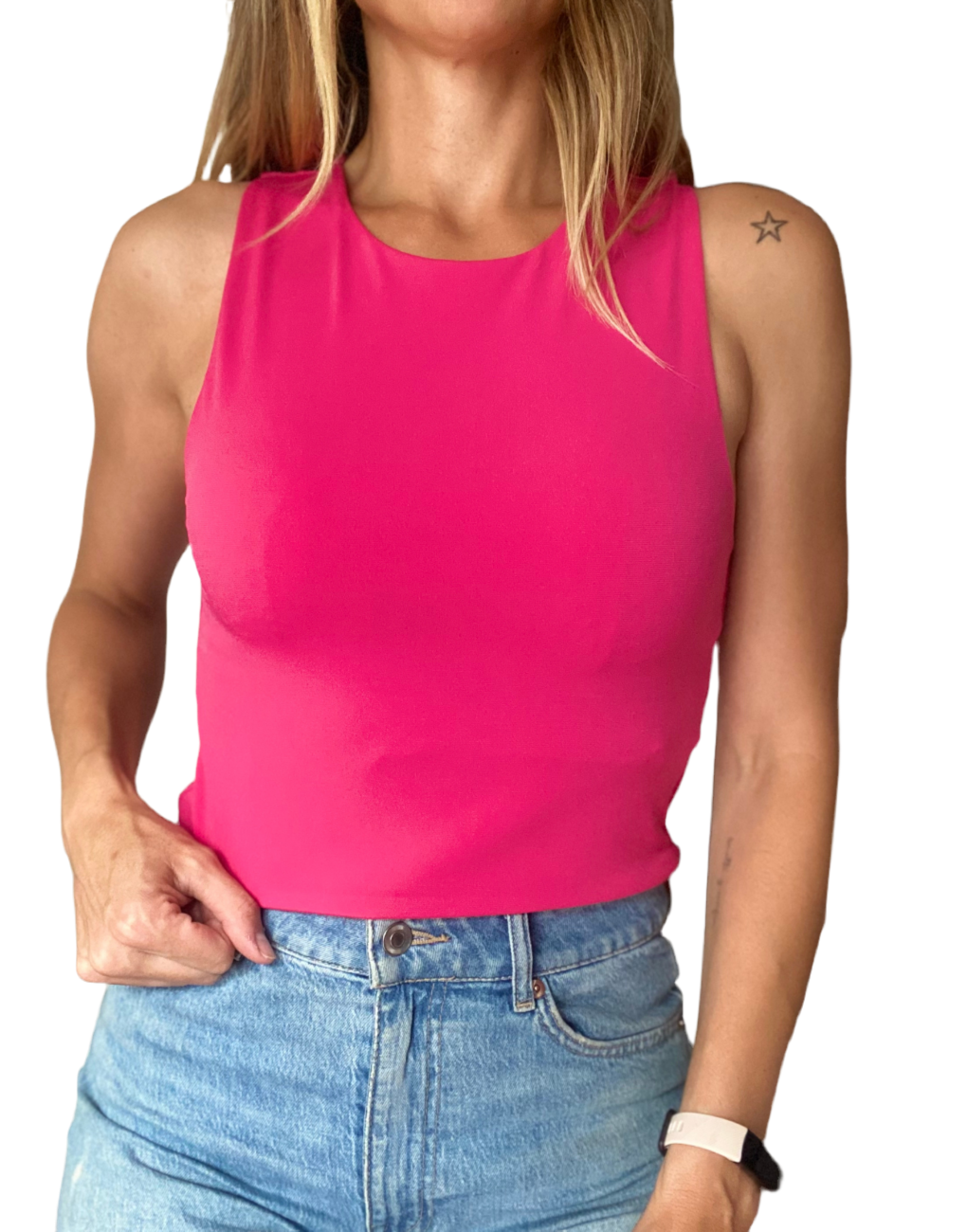 Top Halter sin mangas Carla