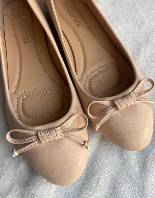 Ballerinas lazo Jackie beige