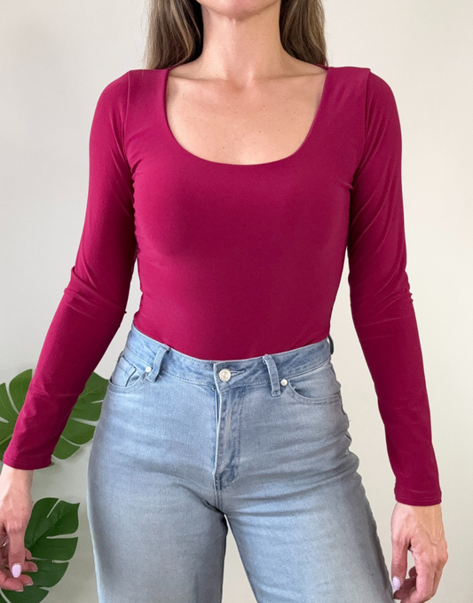 Body manga larga Fabiana