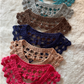 Cuello decorativo tejido a mano crochet