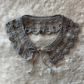 Cuello decorativo tejido a mano crochet
